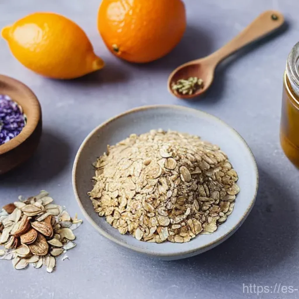 수제 비누 만들기 - **A Natural Soap Maker's Sanctuary: Ingredients and Inspiration**
Detailed image of a rustic woo...