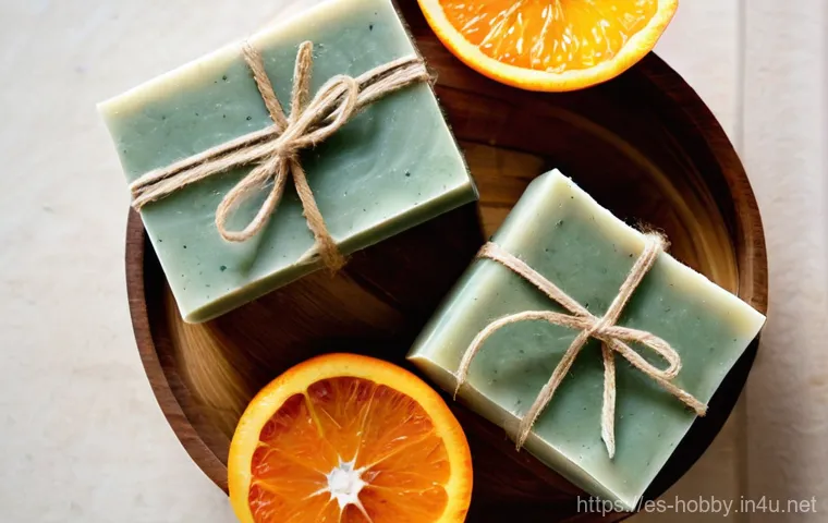 수제 비누 만들기 - **The Art of Saponification: Careful Craftsmanship**
A close-up, eye-level shot capturing the mo... 수제 비누 만들기 - **The Art of Saponification: Careful Craftsmanship**
A close-up, eye-level shot capturing the mo...