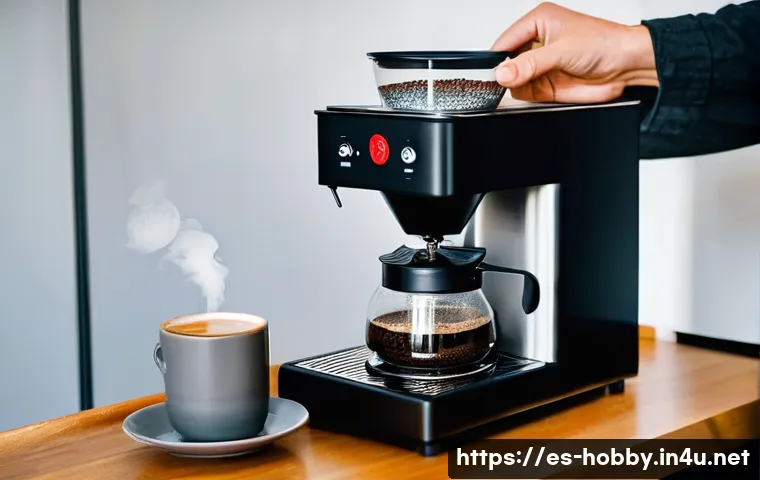 홈카페 레시피 - **Morning Ritual: The Aromatic Grind**

    A cozy, well-lit kitchen bathed in warm morning light. A...